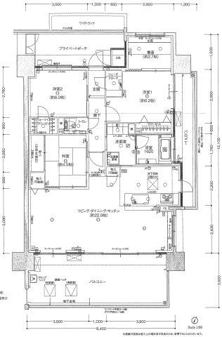 【間取り】 | 商談中　柳井・ヴィークス柳井中央