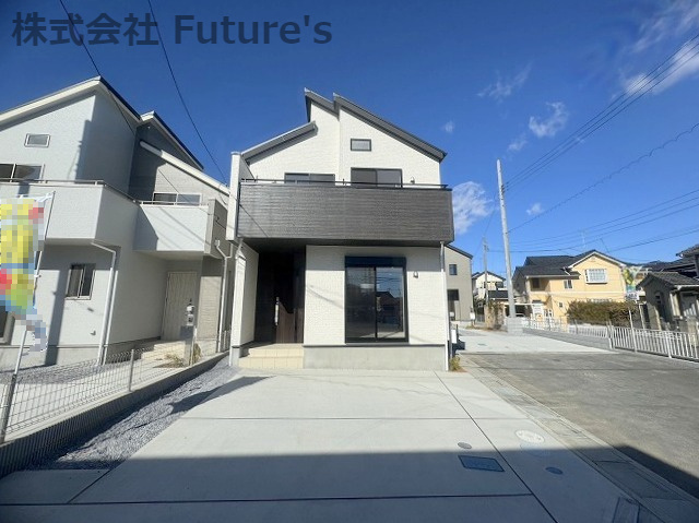 北葛飾郡松伏町松伏　新築戸建　5号棟の外観|北葛飾郡松伏町大字松伏・全6棟！！完成済み物件につきご内覧可能です！！
