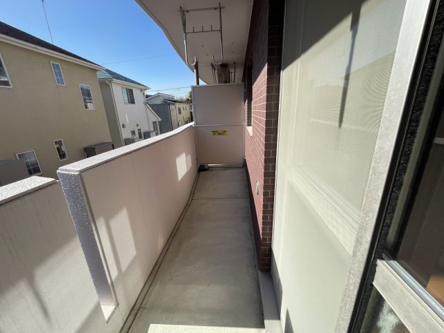ロゼックⅡ南大高のバルコニー|別部屋同一間取りのお写真となります。