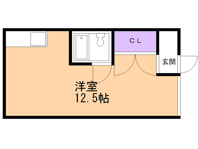 コーポ大友１の間取り