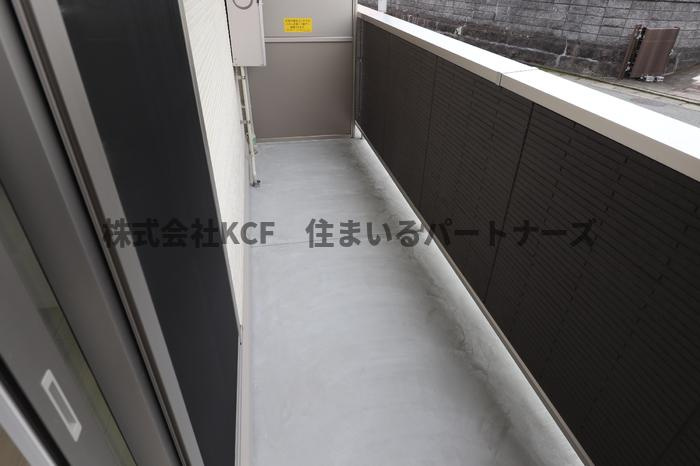 プラザ宮園のバルコニー|外からの目が気にならないバルコニーで洗濯物が干せます