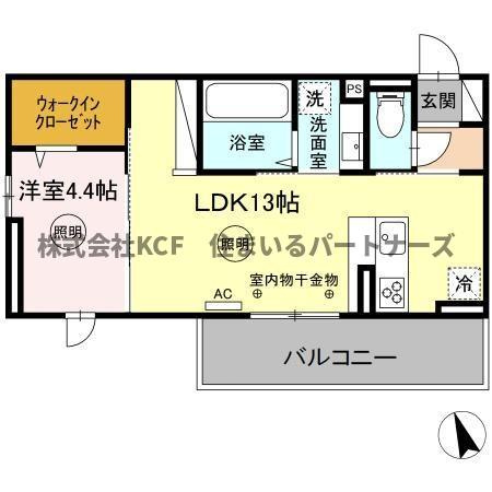 プラザ宮園の間取り