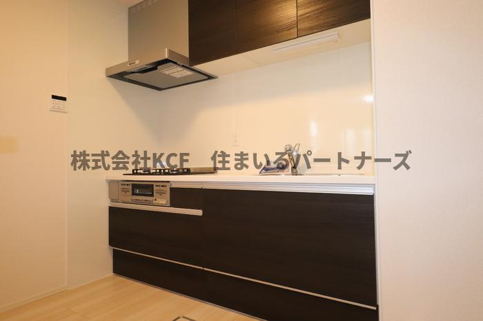 プラザ宮園のキッチン|コンパクトなキッチンで掃除もラクラク