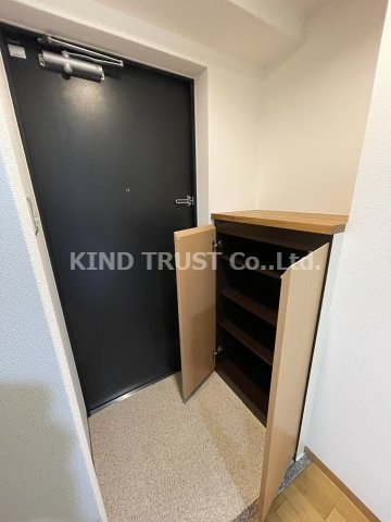 ラナップスクエア同心Ⅱの玄関|シューズボックスです