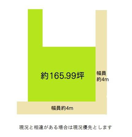 和歌山市里土地の土地図