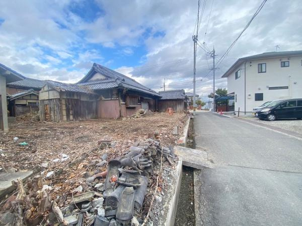 和歌山市里土地の前面道路含む現地写真