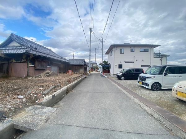和歌山市里土地の前面道路含む現地写真