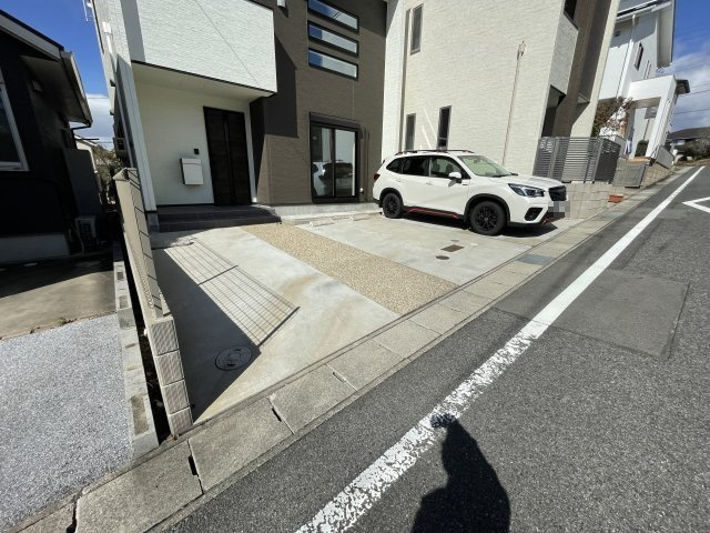 クーボライト共和町の駐車場