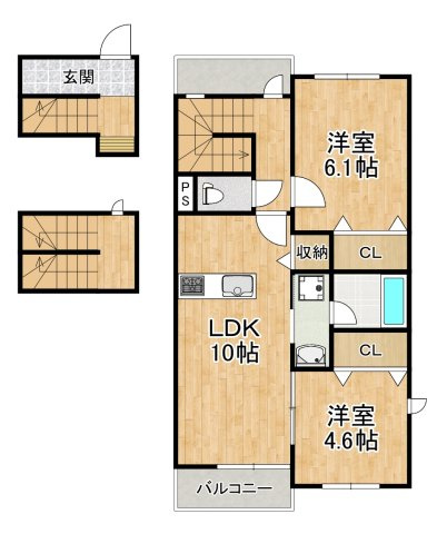 【間取り】 | グランヴェール泉ヶ丘Ⅴ