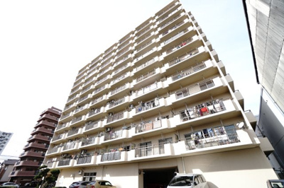 【外観】 | 【上質リノベ】パルハイツ東雲 | 現地（2024年2月8日13：00頃）撮影