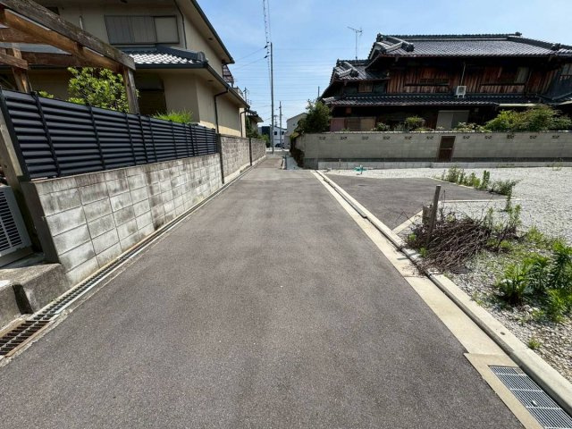 ルミエールタウン天美パート2の前面道路含む現地写真