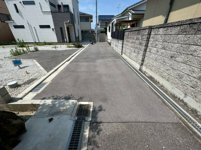 ルミエールタウン天美パート2の前面道路含む現地写真