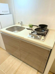 大阪市中央区松屋町の賃貸マンションのキッチン