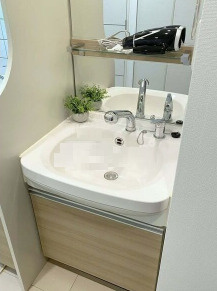 大阪市中央区松屋町の賃貸マンションの洗面所