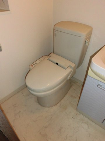 大阪市中央区松屋町の賃貸マンションのトイレ