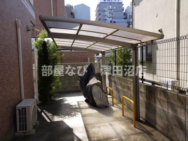 プランドールＭＹのその他共用部分|屋根付き駐輪場ありますよ