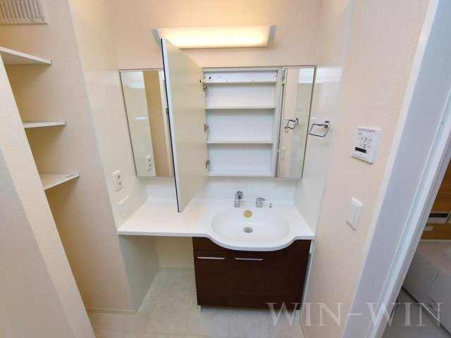 オアシス牛川 Ⅱの独立洗面台