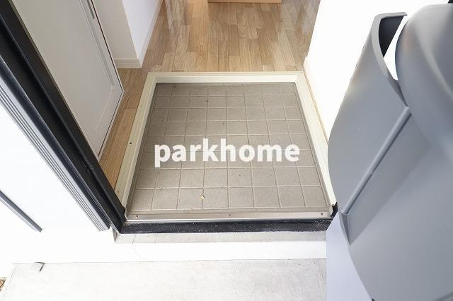 サンビレッジれんげ草 A棟の玄関|シンプルで使いやすい玄関です