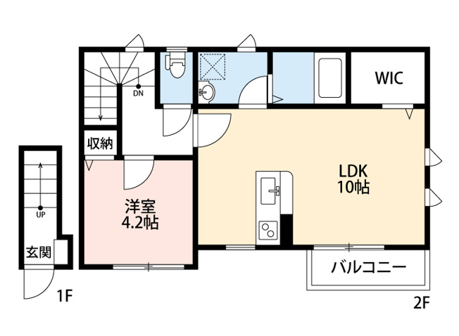 【間取り】 | プリモ明大寺