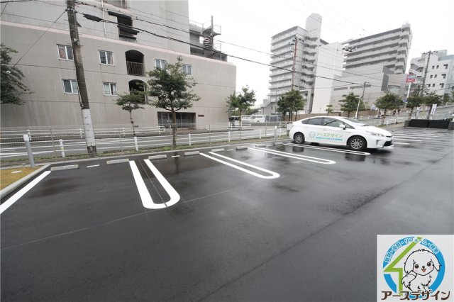 リアン朝霧の駐車場