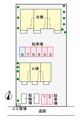 【駐車場】 | ヴァンベールシャテーニュＡ棟