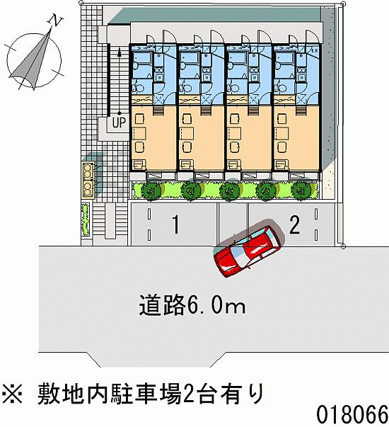 レオパレスハルミの区画図