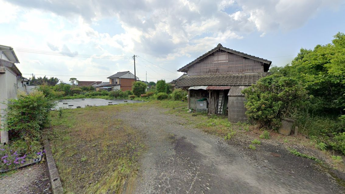 都城市安久町の売地の外観