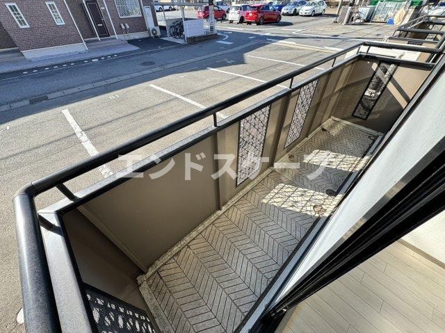 ポラール　Ｂのバルコニー|高崎、前橋、伊勢崎エリアのお部屋探しはエンドスケープまで！お客様の理想お聞かせ下さい♪