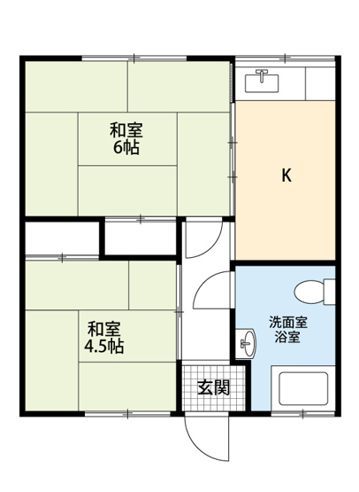 【間取り】 | 渥美荘