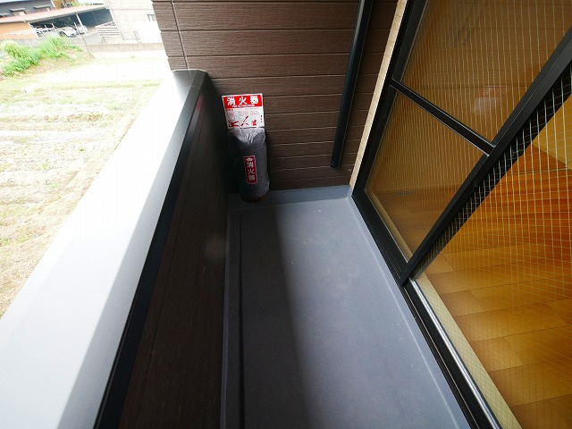 ハイフィールドⅢのバルコニー|広々としたバルコニーです