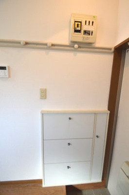 【玄関】 | 山本コーホーハイツD | シューズボックスもあります☆