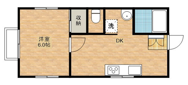 【間取り】 | 山本コーホーハイツD