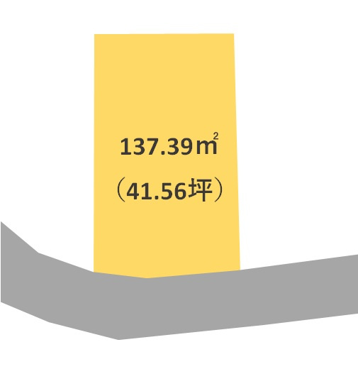 和歌山市鳴神・土地・56822の区画図