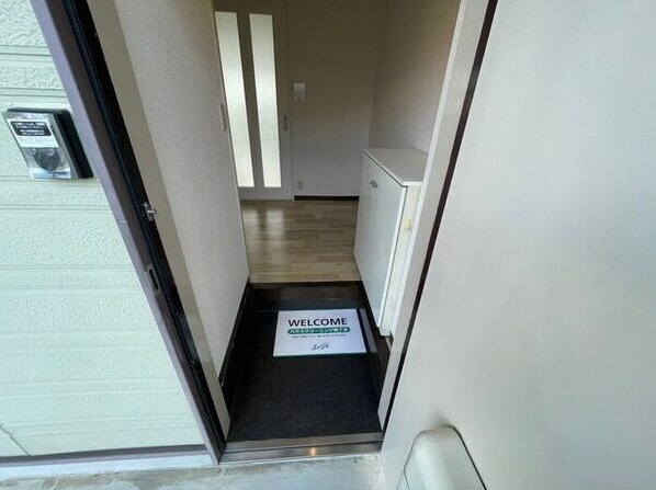 スカイハイツ安倉の玄関