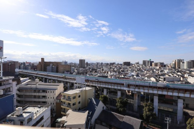 【展望】 | 阿倍野松崎町レジデンス | バルコニーからの眺め