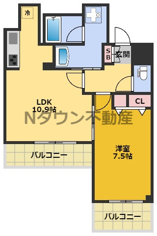 【間取り】 | プレサンス泉セレグレード | 間取りです