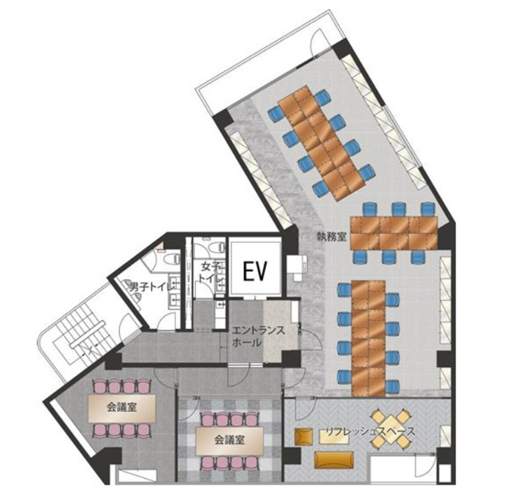 【間取り】 | S-Glanz　KUDAN　BLD.【仲介手数料無料】
