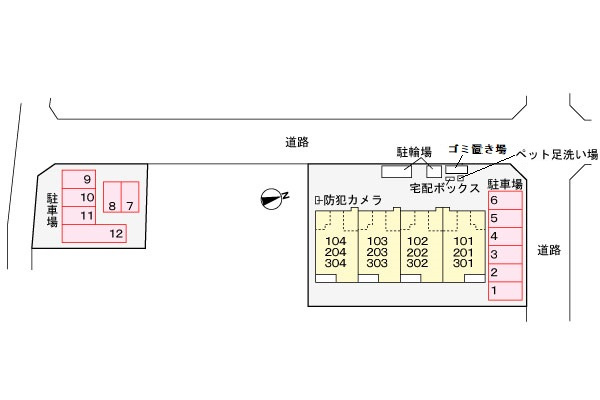 ソレイユ．イーの区画図