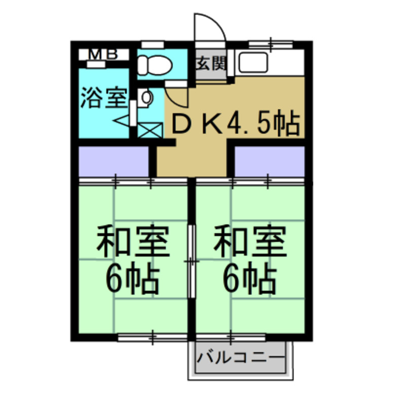 サンハイツの間取り