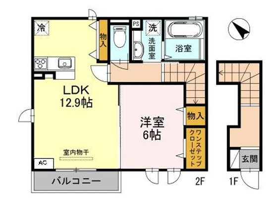 ユウハイツＧⅡの間取り