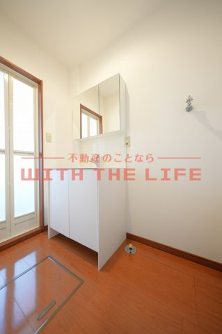 カームハウス【キャッシュバック対象物件】の洗面所|洗面所です