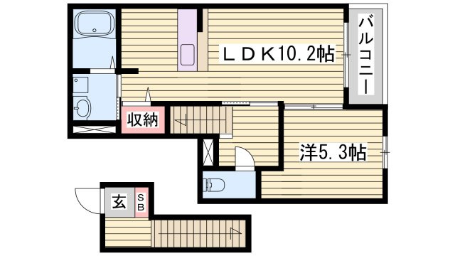 コスモビレッジの間取り