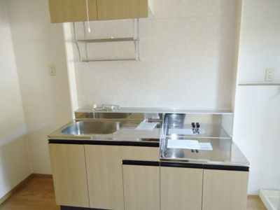 【キッチン】 | パナハイツエリーゼ | 吊戸棚付きキッチン