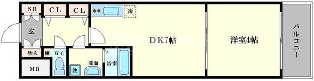 LC難波南の間取り