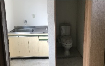 大津市大萱１丁目の店舗事務所のキッチン|キッチンです