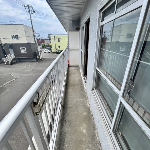 めぐみマンションのバルコニー