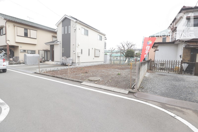 【前面道路含む現地写真】 | 瑞穂町むさし野2丁目　売地　全1区画 | 前面道路含む現地写真です