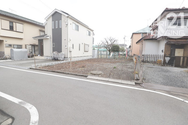 【前面道路含む現地写真】 | 瑞穂町むさし野2丁目　売地　全1区画 | 前面道路含む現地写真です