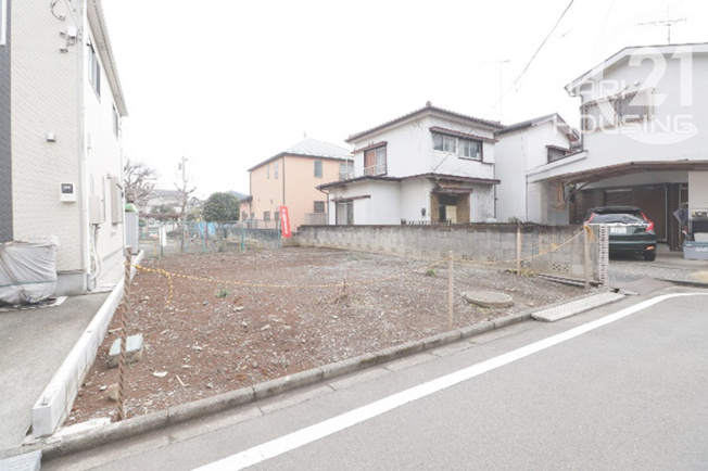 【前面道路含む現地写真】 | 瑞穂町むさし野2丁目　売地　全1区画 | 前面道路含む現地写真です