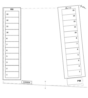 【区画図】 | 松浜本町1丁目貸駐車場
